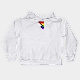 Progress pride flag - Nevada Kids Hoodie